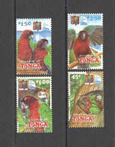 B1451 Tonga Fauna Birds Parrots 10 Years National Park 1Set Mnh