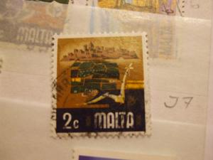 Malta #460 used (reference 1/5/7/5)