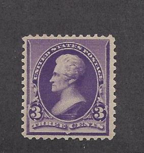 United States, 221, Jackson Fine-VF Single,**Hinged**