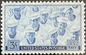 Scott #935 1945 3¢ U.S. Navy MNH OG VF/XF