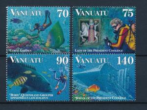 [39538] Vanuatu 1997 Marine Life Fish Diving MNH