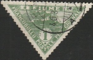 Fiume, #P4 Used  From 1920