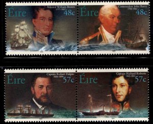 Ireland Scott 1502-1505 MNH** Mariner stamp set in pairs