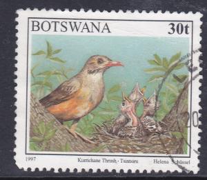 Botswana -1997 -Birds - Kurrichane Thrush - 30t -used 