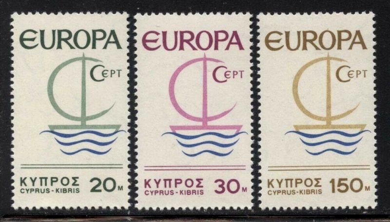 Cyprus 1966 Europa set Sc# 275-77 NH