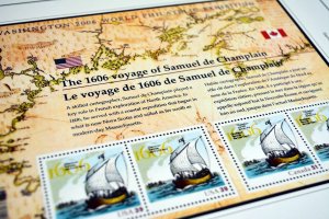 COLOR PRINTED CANADA 1851-2010 STAMP ALBUM PAGES (376 illustrated pages)