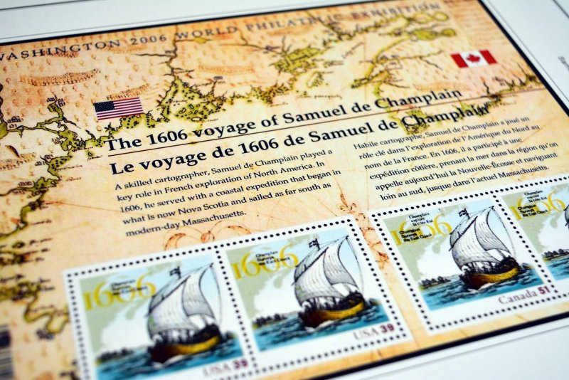 COLOR PRINTED CANADA 1851-2010 STAMP ALBUM PAGES (376 illustrated pages)