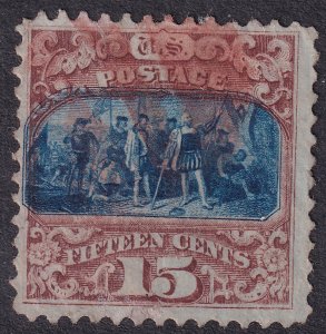 #119 Used, F-VF, Red cancel (CV $340) (CV $190 - ID36889) - Joseph Luft