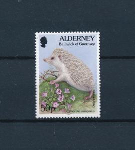 [53228] Alderney 1994 Wild animals Hedgehog from set MNH