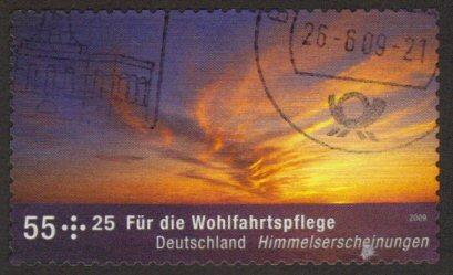 Germany #B1014 lightly used - sunset