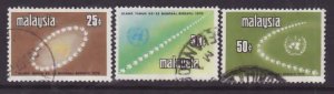 Malaysia-Sc#76-8- id9-used set-UN anniversary-1970-