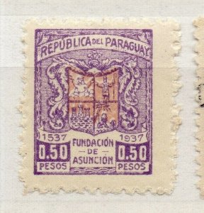 Paraguay 1937 Early Issue Fine Mint Hinged 50c. NW-175856