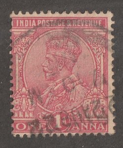 India stamp, Scott#82, used hinged, #I-82