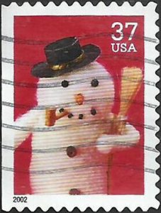 # 3686 USED SNOWMAN WITH PIPE