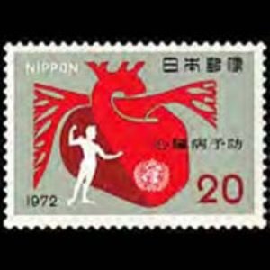 JAPAN 1972 - Scott# 1112 World Health Day Set of 1 NH