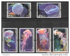 2008 HONG KONG JELLYFISH 6V STAMP