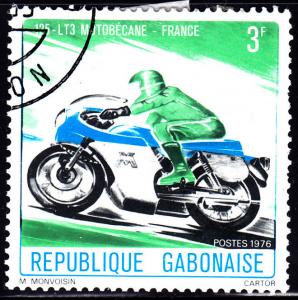 Gabon 367 Motorcycle 1976