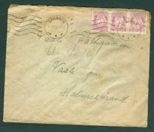 Norway. 1928 Cover Drammen. Address: Poor Law Authorities In Vaale. 3 x 5 Ore.