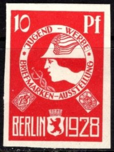 1928 Germany Poster Stamp Youth Promotional Stamp Exhibition Berlin