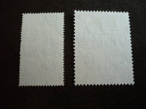 Stamps - Montserrat - Scott# 106-107 - Used Set of 2 Stamps