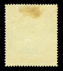 BERMUDA  1938  KGVI  12sh6p  orange & gray Scott # 127a mint MH VF