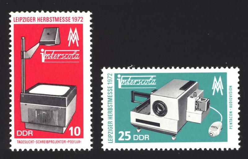 DDR Sc# 1394-95  1972 Leipzig Fall Fair MNH set of 2