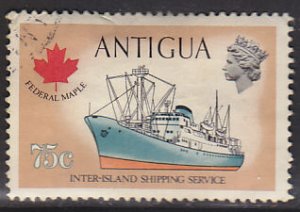 Antigua 254 Used - S.S. Federal Maple & Maple Leaf 1970