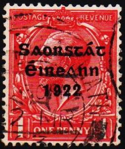 Ireland. 1922 1d S.G.53 Fine Used
