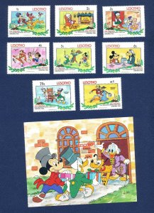 LESOTHO -  412-420 - VF MNH - Disney - Christmas - 1983