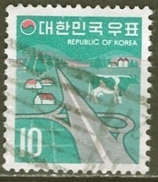 Korea South; 1973: Sc. # 645: Used Single Stamp