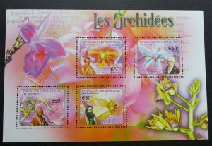 *FREE SHIP Central Africa Orchid 2011 Flower Flora Plant (ms) MNH