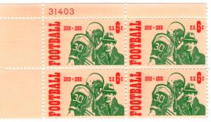 1382: Professional Football - Plate Block - MNH - 31403-UL