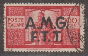Italy - Trieste Scott #14 Stamp - Used Single