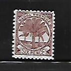 SAMOA, 17E, MINT HINGED HINGE REMNANT, PALMS