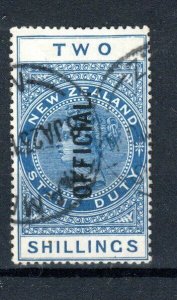 Neuseeland 1925 2s Blau Steuermarken, Offizielle Opt Fu Cds