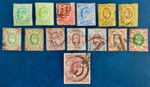 Great Britain 127-128, 131-133, 135-139 / 1902-1911 KEVII Stamps / Used