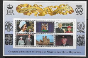 NEVIS SG1083a 1997 GOLDEN WEDDING  MNH