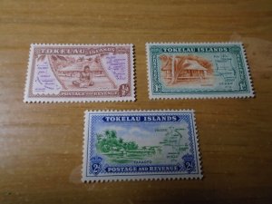 Tokelau Islands  #  1-3  MH