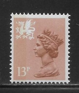 G.B. Wales WMMH21 13p Machin MNH