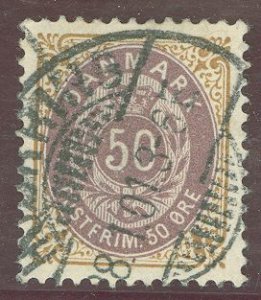 Denmark #51a Used Single