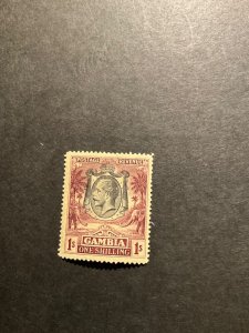 Stamps Gambia Scott# 113 hinged