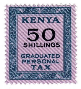 (I.B) KUT Revenue : Kenya Graduated Personal Tax 50/-