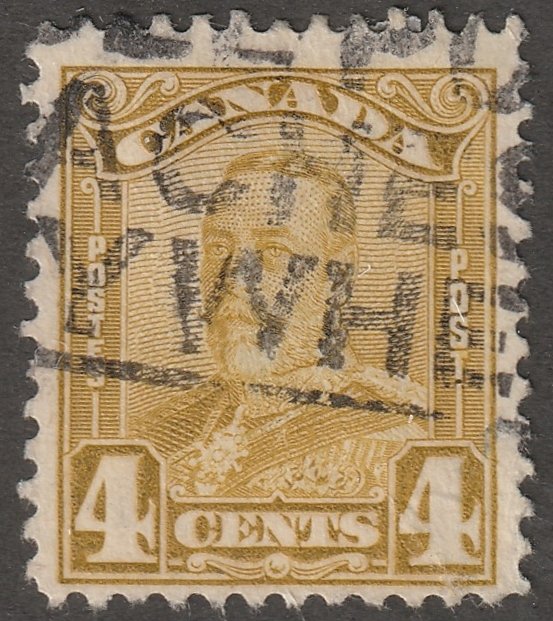 Canada, Scott#152,  used, hinged,  no gum, #QC-152