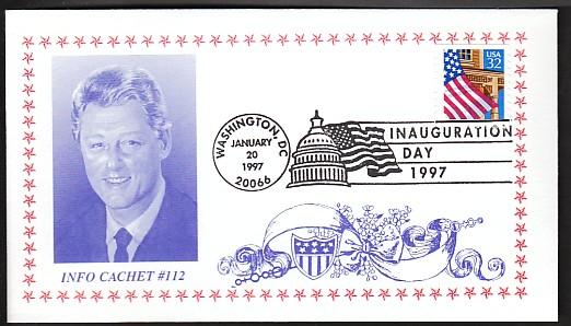 Clinton 2nd Term Inauguration (Info #112) U/A cover  