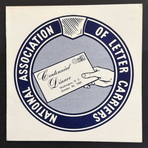 1963 City Mail Delivery 5 cent Stamp First Day Ceremony Program Sc# 1238