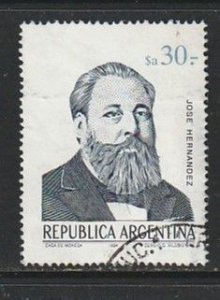 1985 Argentina - Sc 1460 - used VF - 1 single - Jose Hernandez