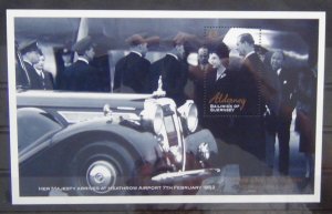 Alderney 2002 50th Anniversary of Accession Miniature Sheet MNH