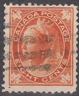 Canada #72 F-VF Used CV $20.00  (A6343)