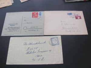 GERMANY 1955 3 COVERS (155)