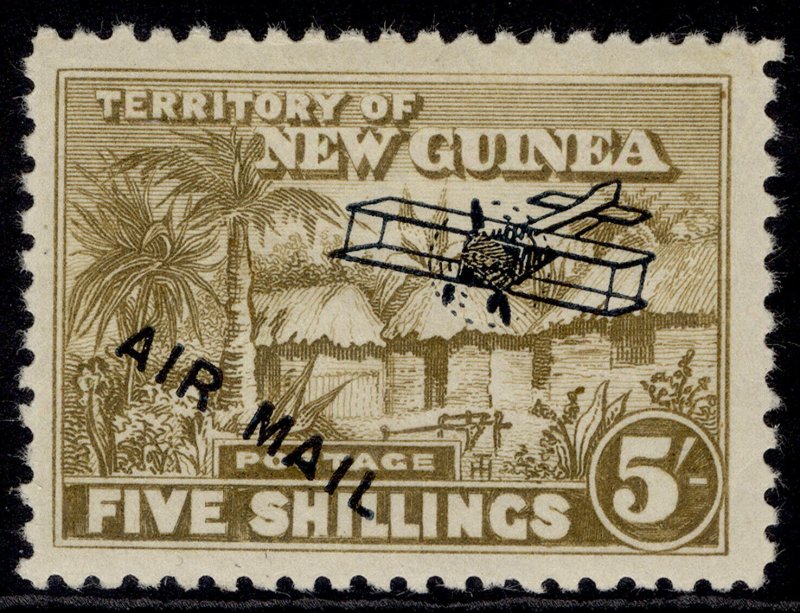 AUSTRALIA - New Guinea GV SG147, 5s olive-bistre, M MINT. Cat £20. 